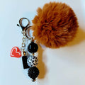 Keychain w/Pom Pom